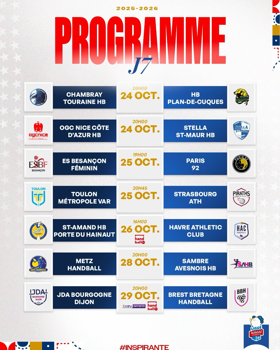 Handball D1 Piraths Strasbourg ATH sur handbelles.fr