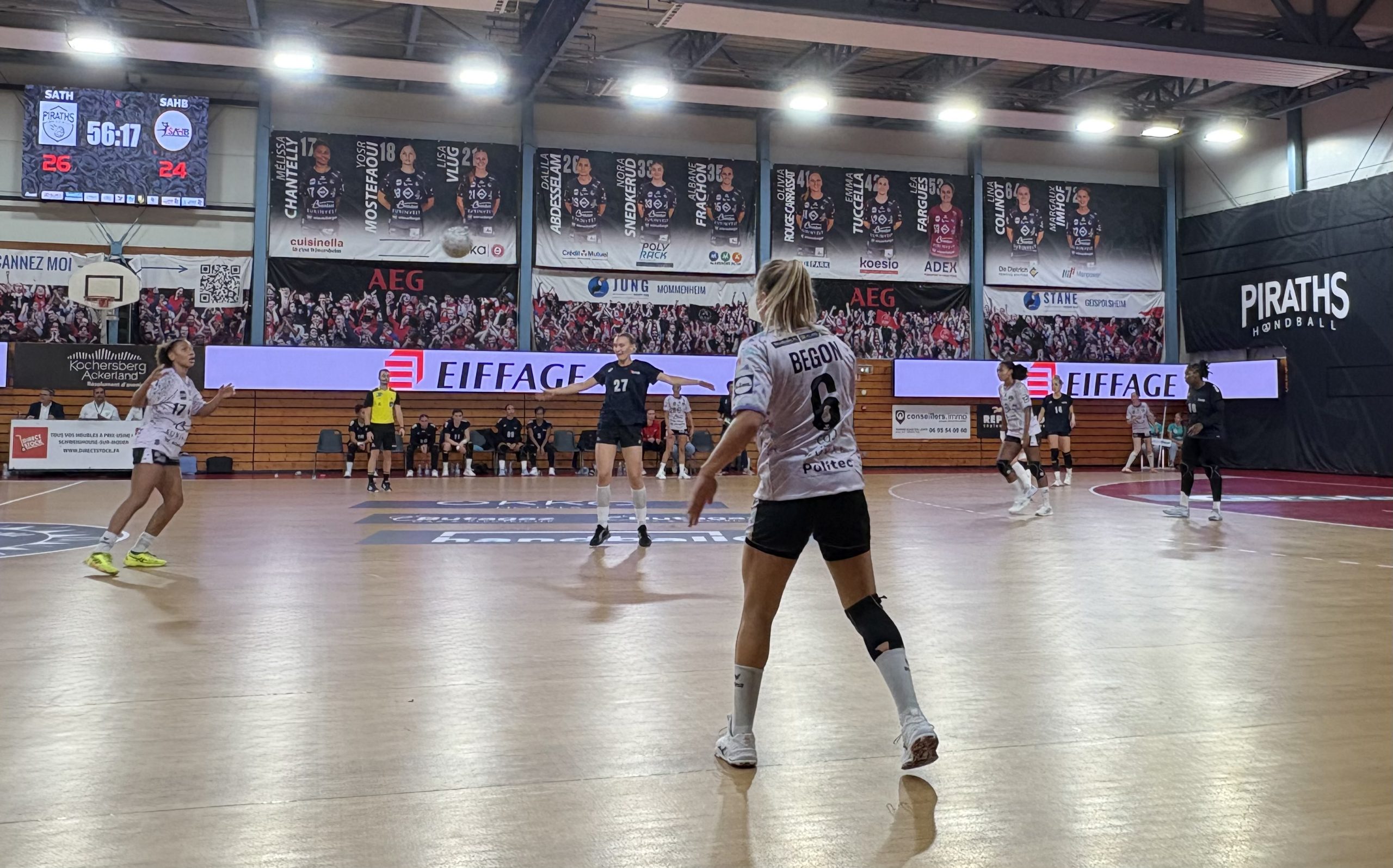 Handball D1 Piraths Strasbourg ATH Lilou Begon sur handbelles.fr
