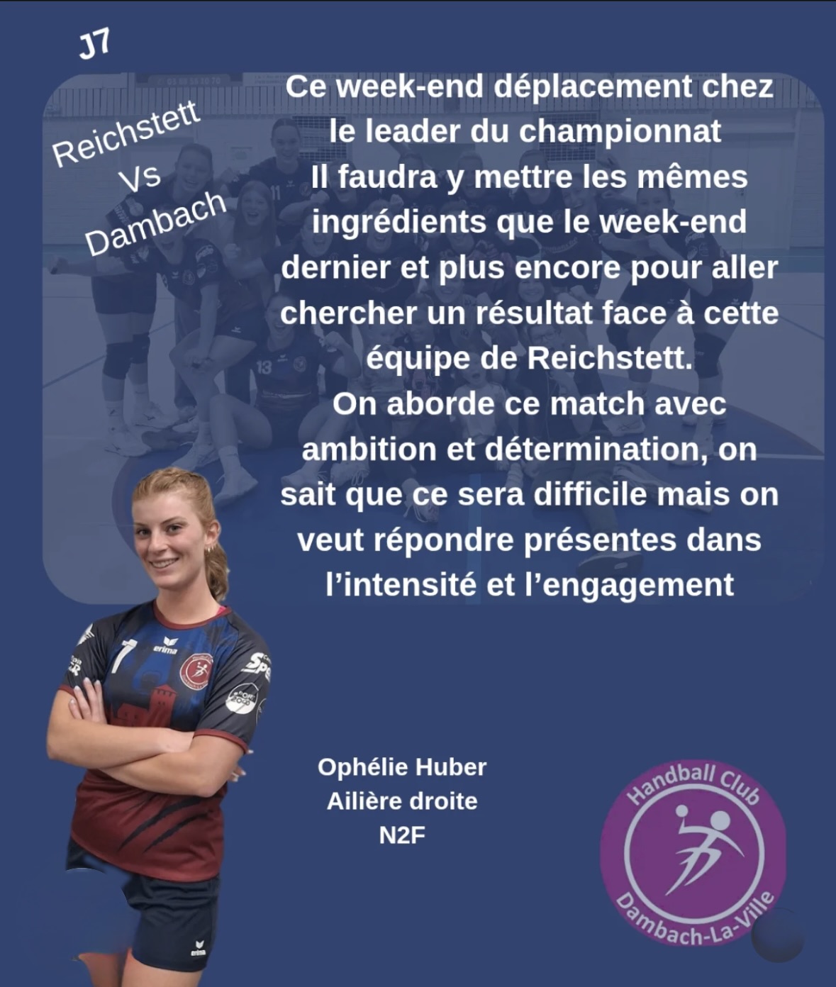 Handball féminin Le programme du week-end en Alsace sur handbelles.fr<br />
