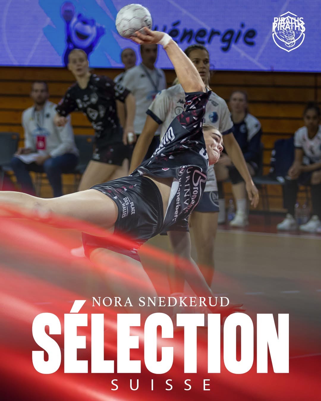 Handball féminin Suisse Nora Snedkerud sur handbelles.fr