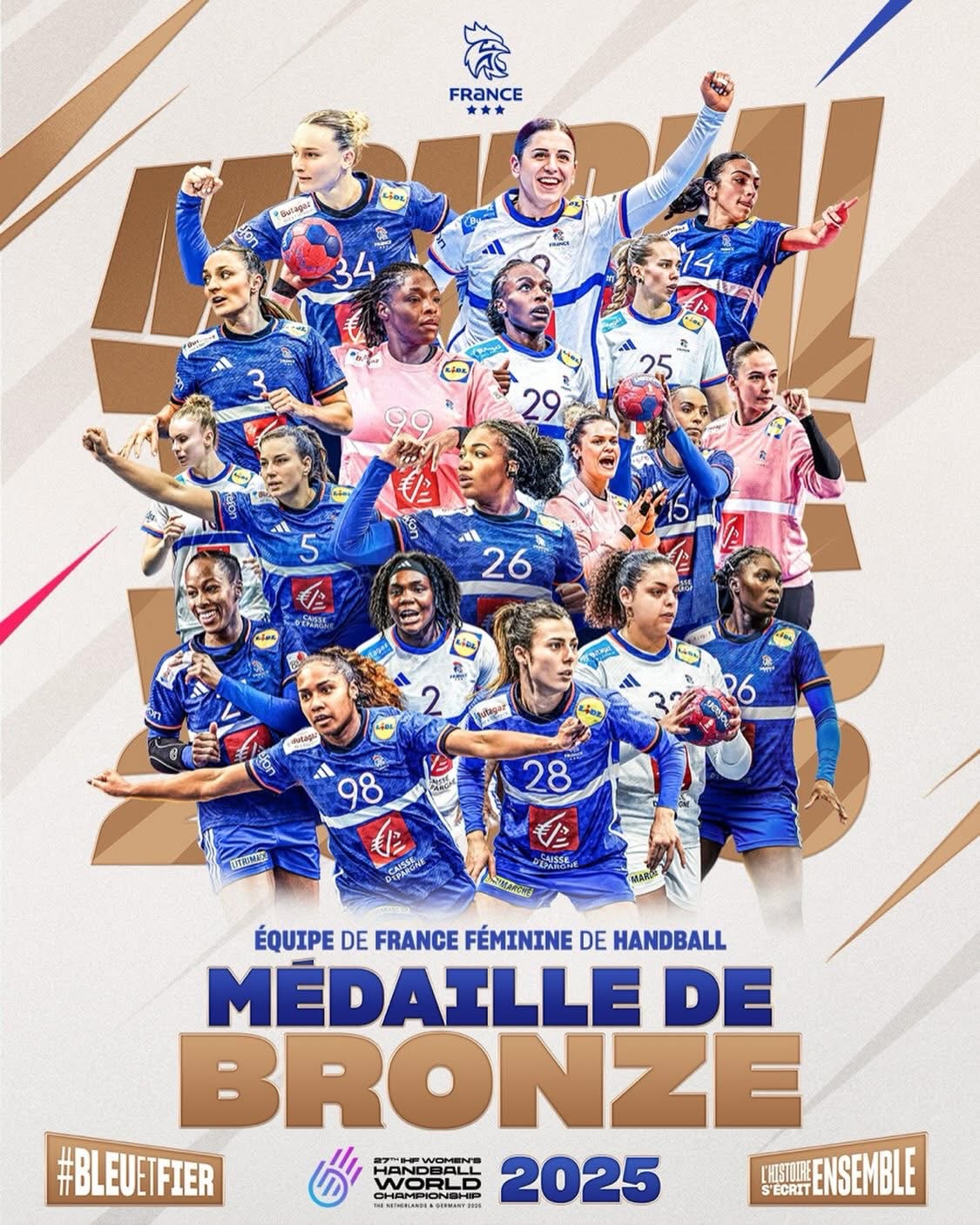 Handball équipe de France sur handbelles.fr