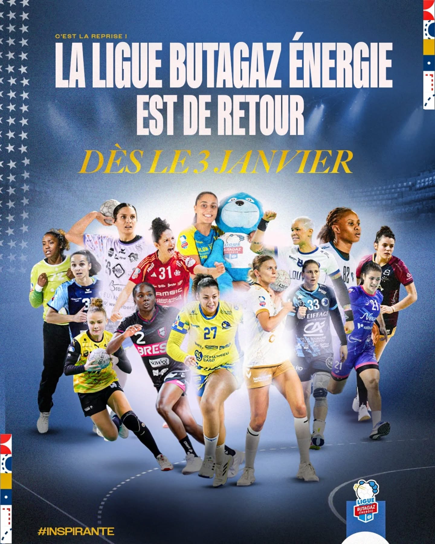 Handball Ligue Butagaz énergie D1 sur handbelles.fr<br />
