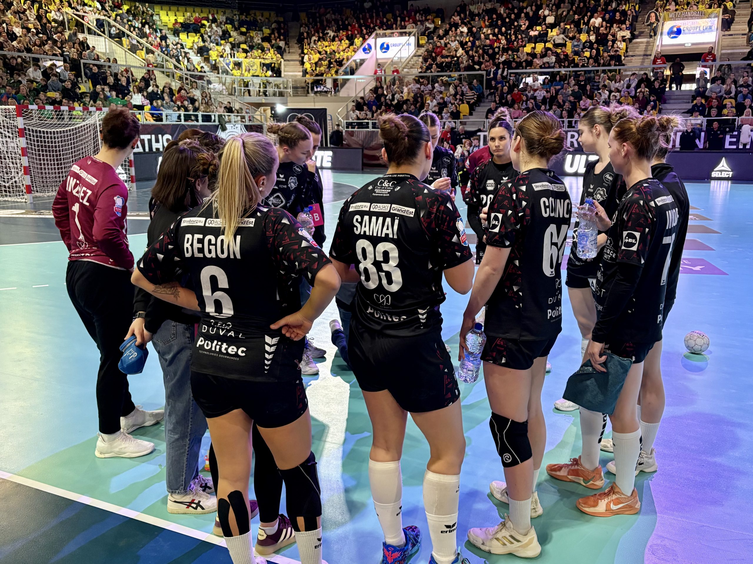Handball Piraths Strasbourg ATH contre Metz au Rhenus sur handbelles.fr