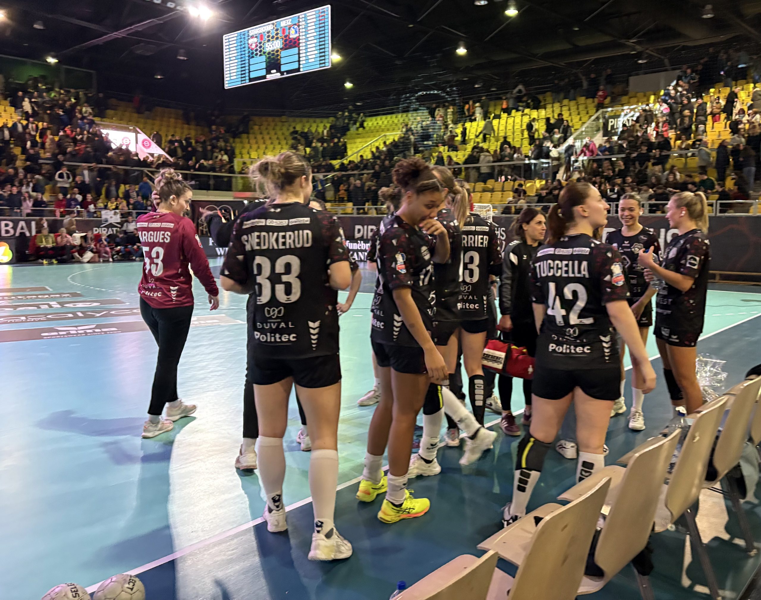 Handball Piraths Strasbourg ATH contre Metz au Rhenus sur handbelles.fr