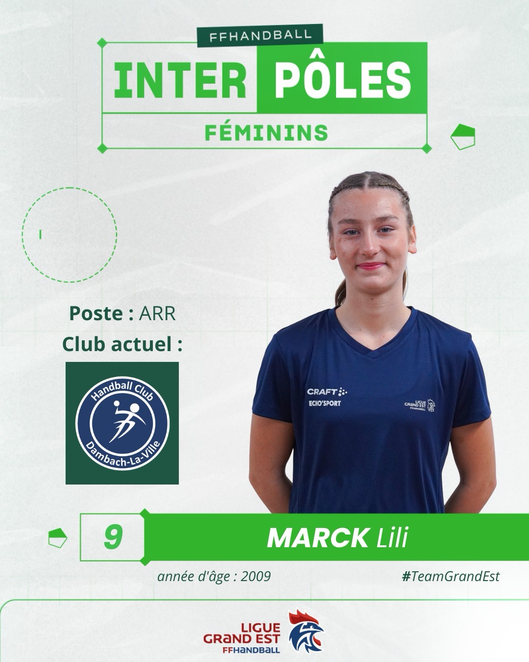 Lili Marck (Dambach) Handball Interpôles Grand Est sur handbelles.fr