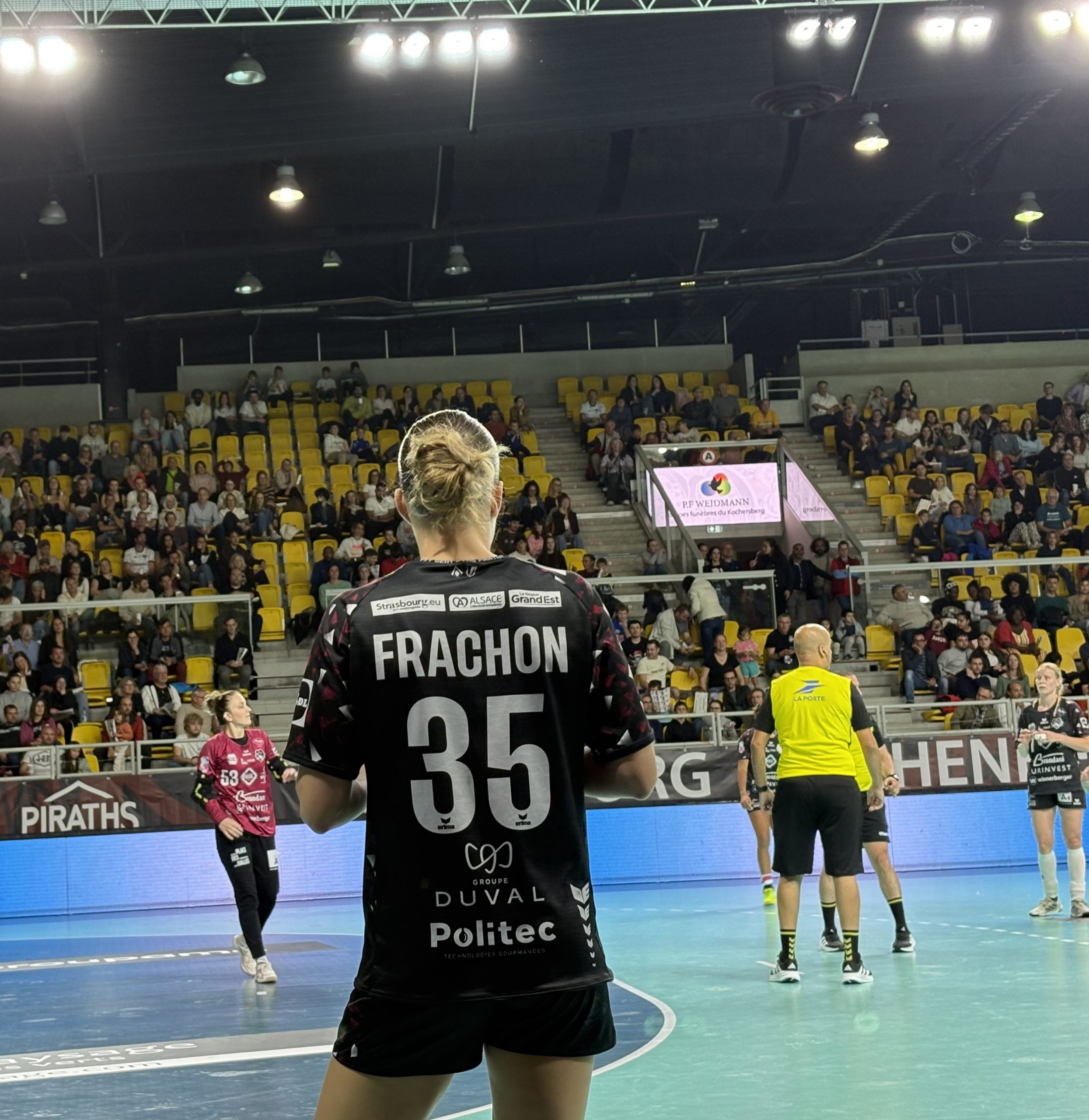Albane Frachon Piraths Strasbourg ATH handball Rhenus sur handbelles.fr