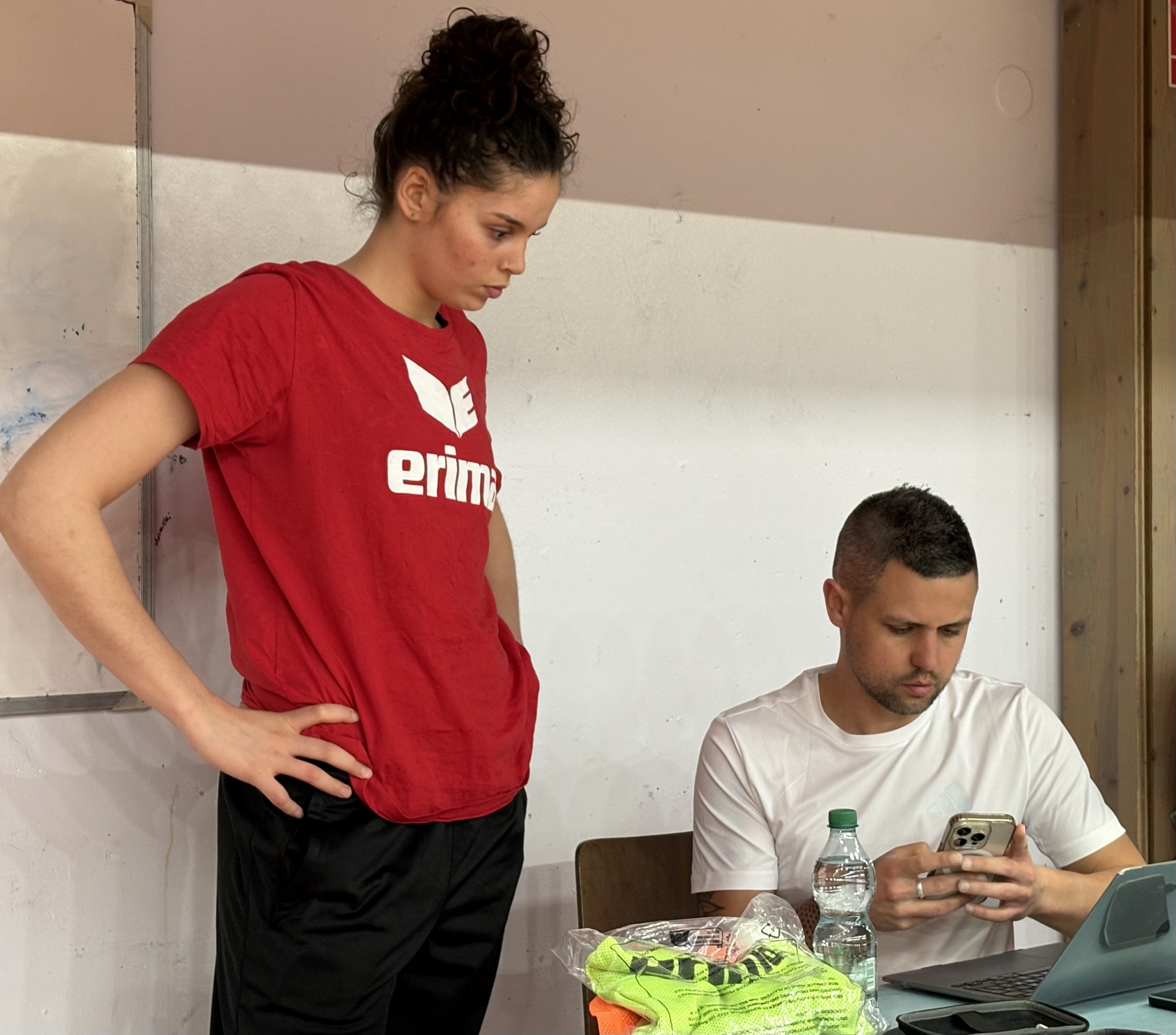 Pierre Chenu et Yosr Mostefaoui Piraths Strasbourg ATH handball sur handbelles.fr