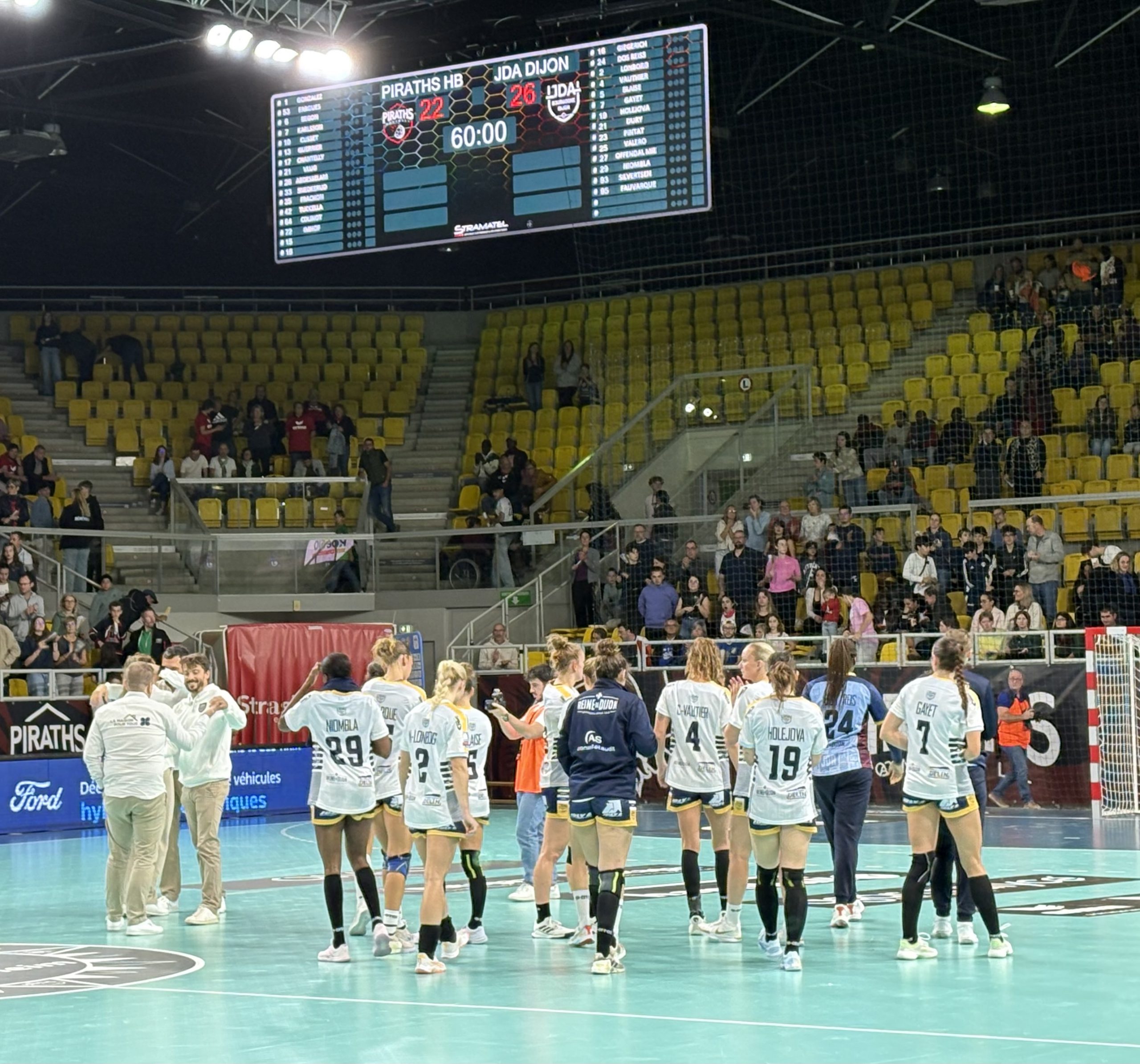 Piraths Strasbourg ATH JDA Dijon handball sur handbelles.fr