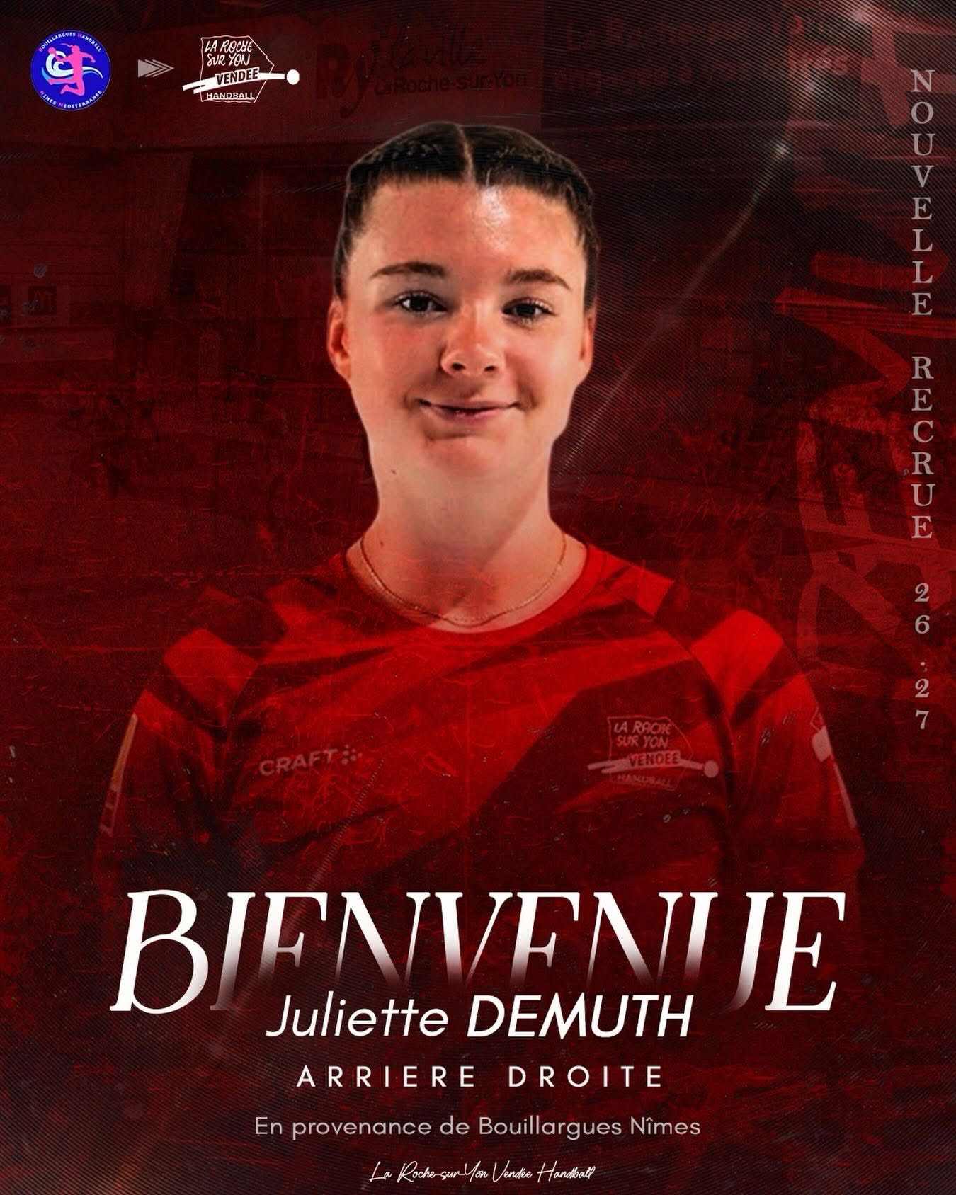 Juliette Demuth handball sur handbelles.fr