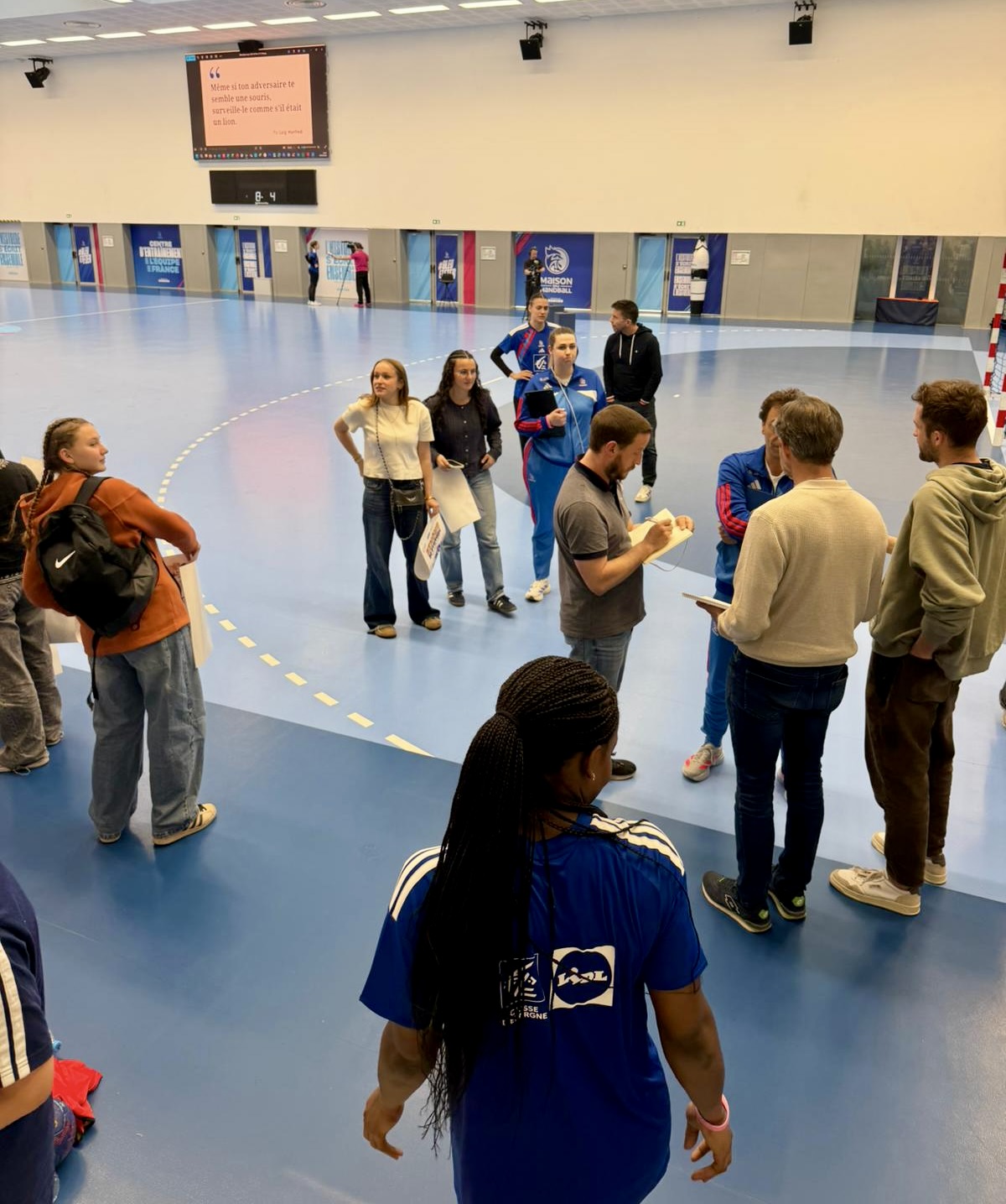 Léa Fargues Piraths Strasbourg ATH en équipe de France de handball sur handbelles.fr