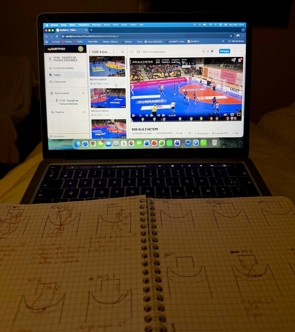 Léa Fargues Piraths Strasbourg ATH en équipe de France de handball sur handbelles.fr