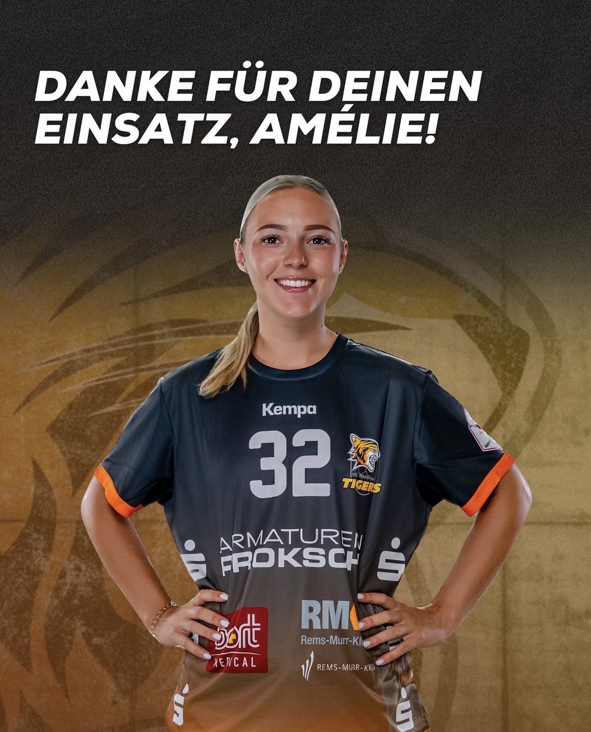 Amélie Herzog Waiblingen Tigers Handball sur handbelles.fr
