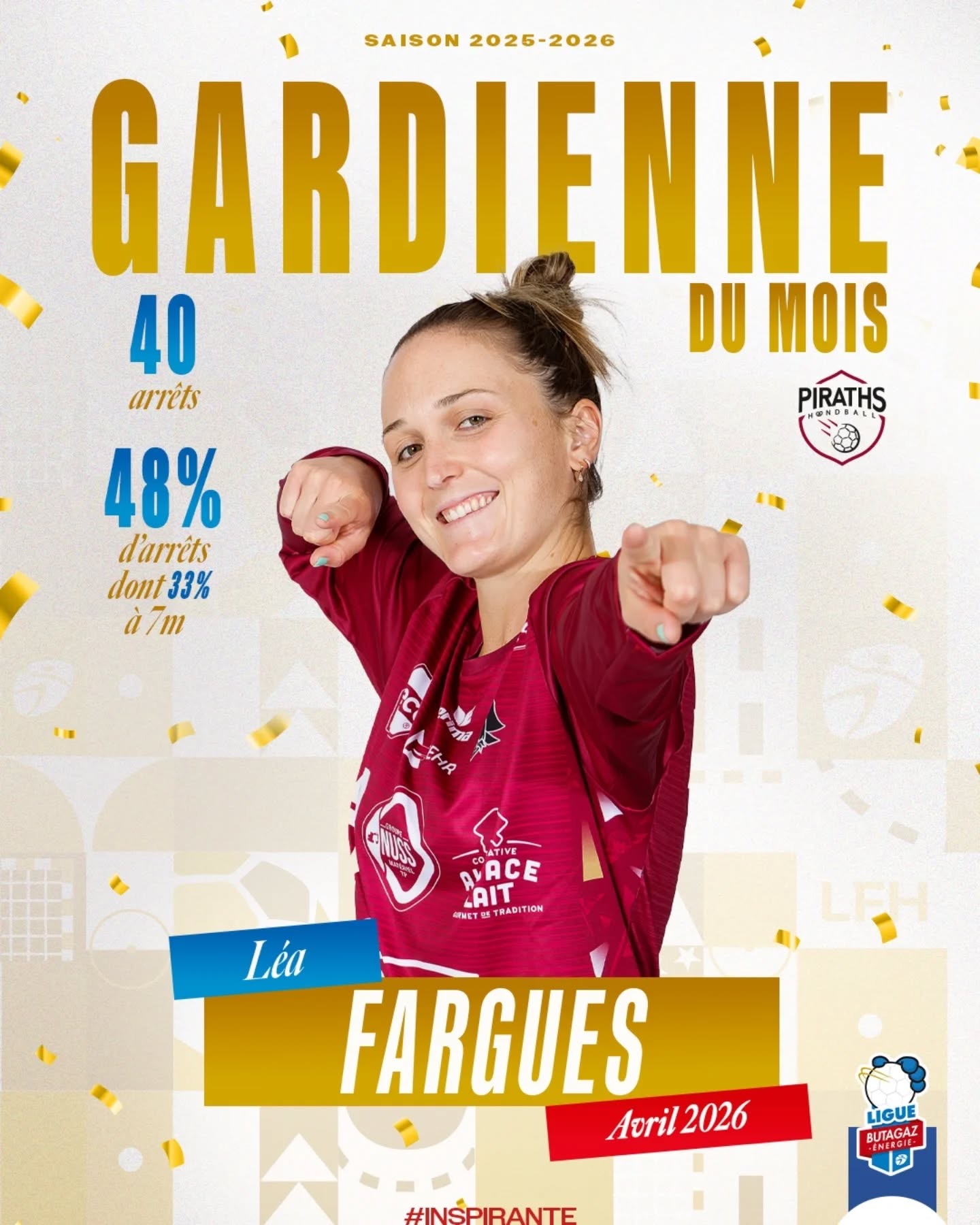Léa Fargues Piraths Strasbourg ATH handball sur handbelles.fr