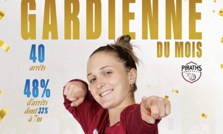 Léa Fargues gardienne du mois d’avril