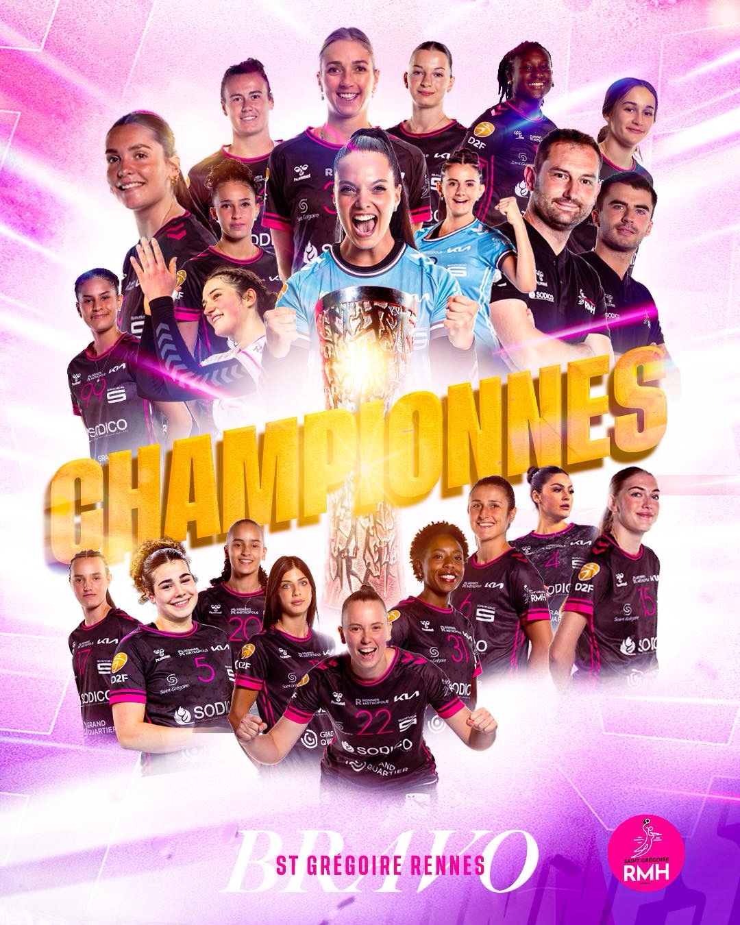 Saint-Grégoire Rennes handball sur handbelles.fr