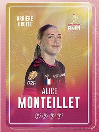 Alice Monteillet Rennes Handball sur handbelles.fr