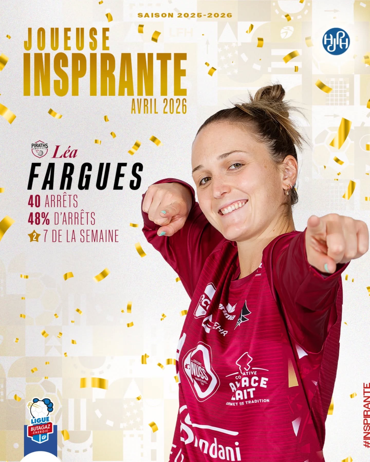 Léa Fargues Piraths Strasbourg ATH Handball sur handbelles.fr