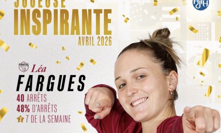 Léa Fargues joueuse inspirante d’avril