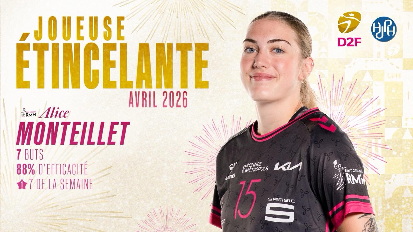 Alice Monteillet Rennes Handball sur handbelles.fr