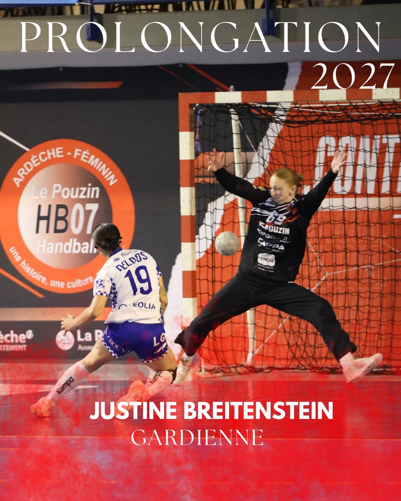 Justine Breitenstein Le Pouzin Handball sur handbelles.fr