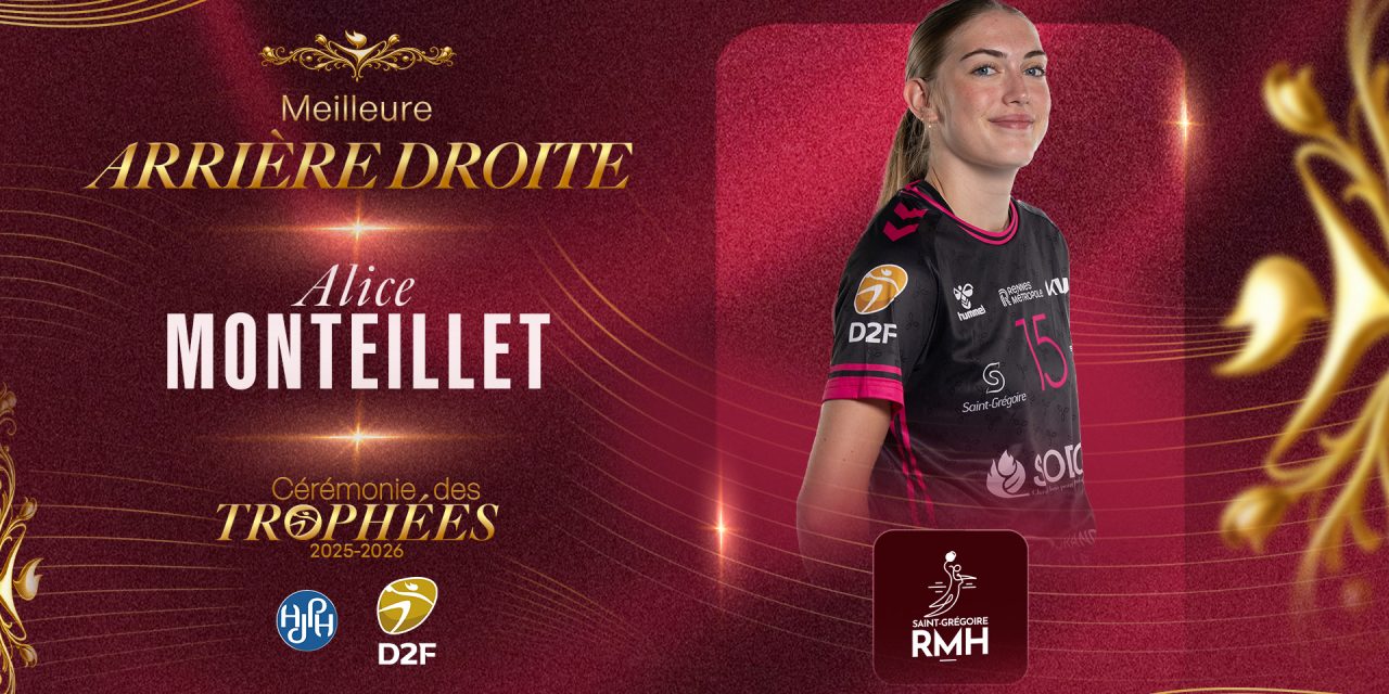 Alice Monteillet, meilleure arrière droite de D2 !