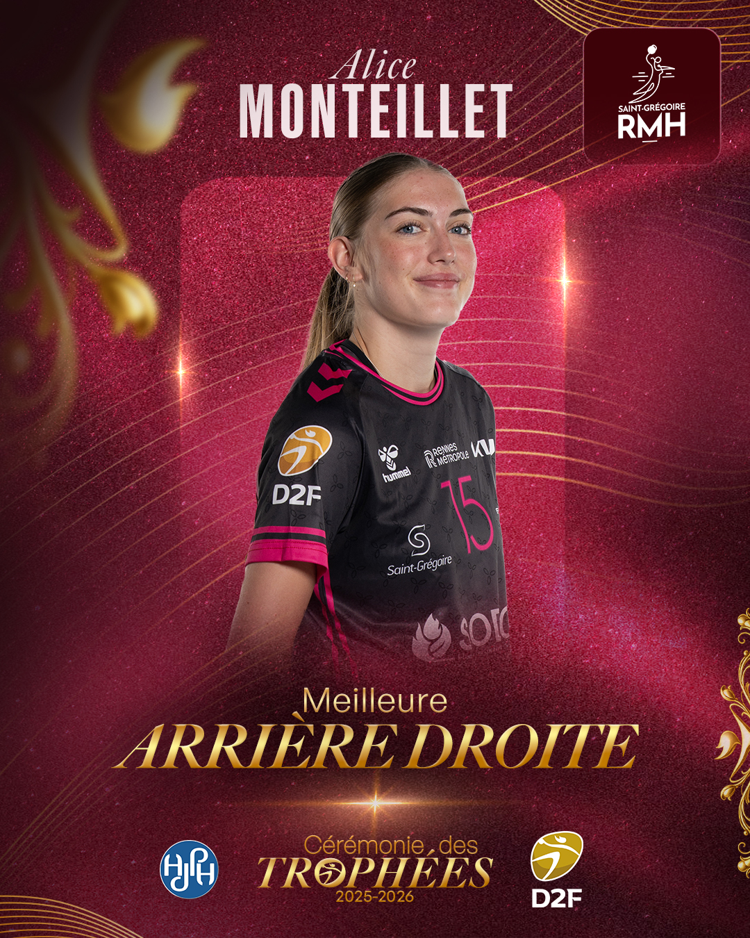 Alice Monteillet Rennes Saint-Grégoire handball sur handbelles.fr