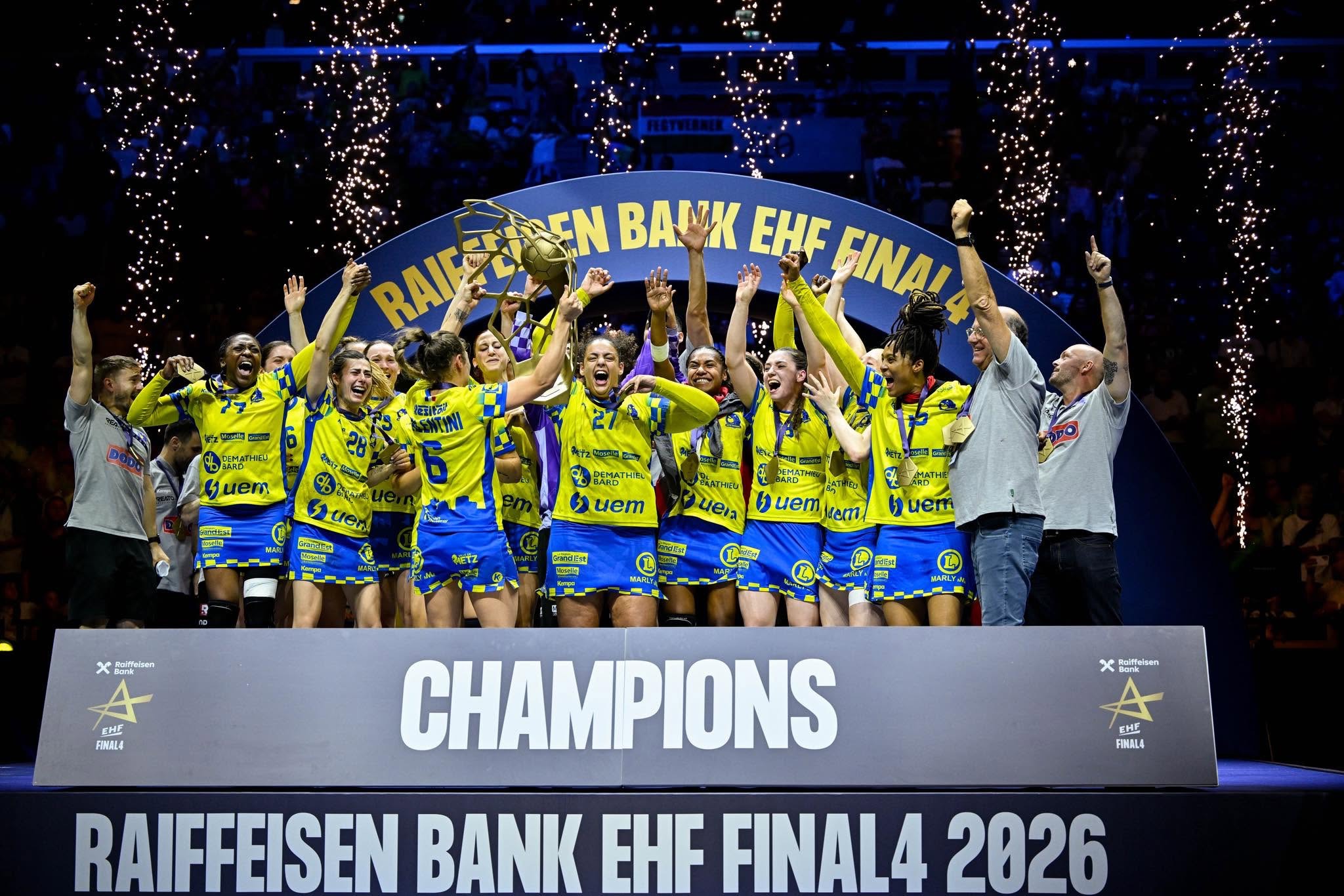 Metz vainqueur Ligue des champions handball sur handbelles.fr