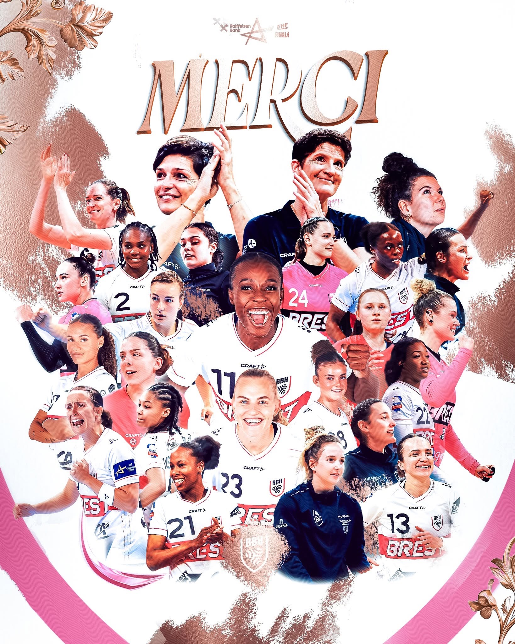 Final Four Ligue des champions handball Brest sur handbelles.fr