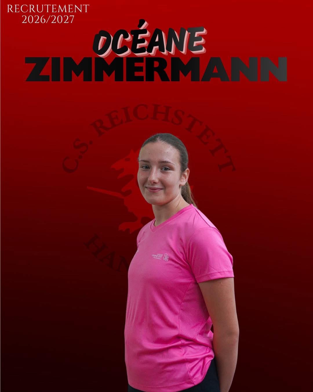Océane Zimmermann Reichstett handball sur handbelles.fr