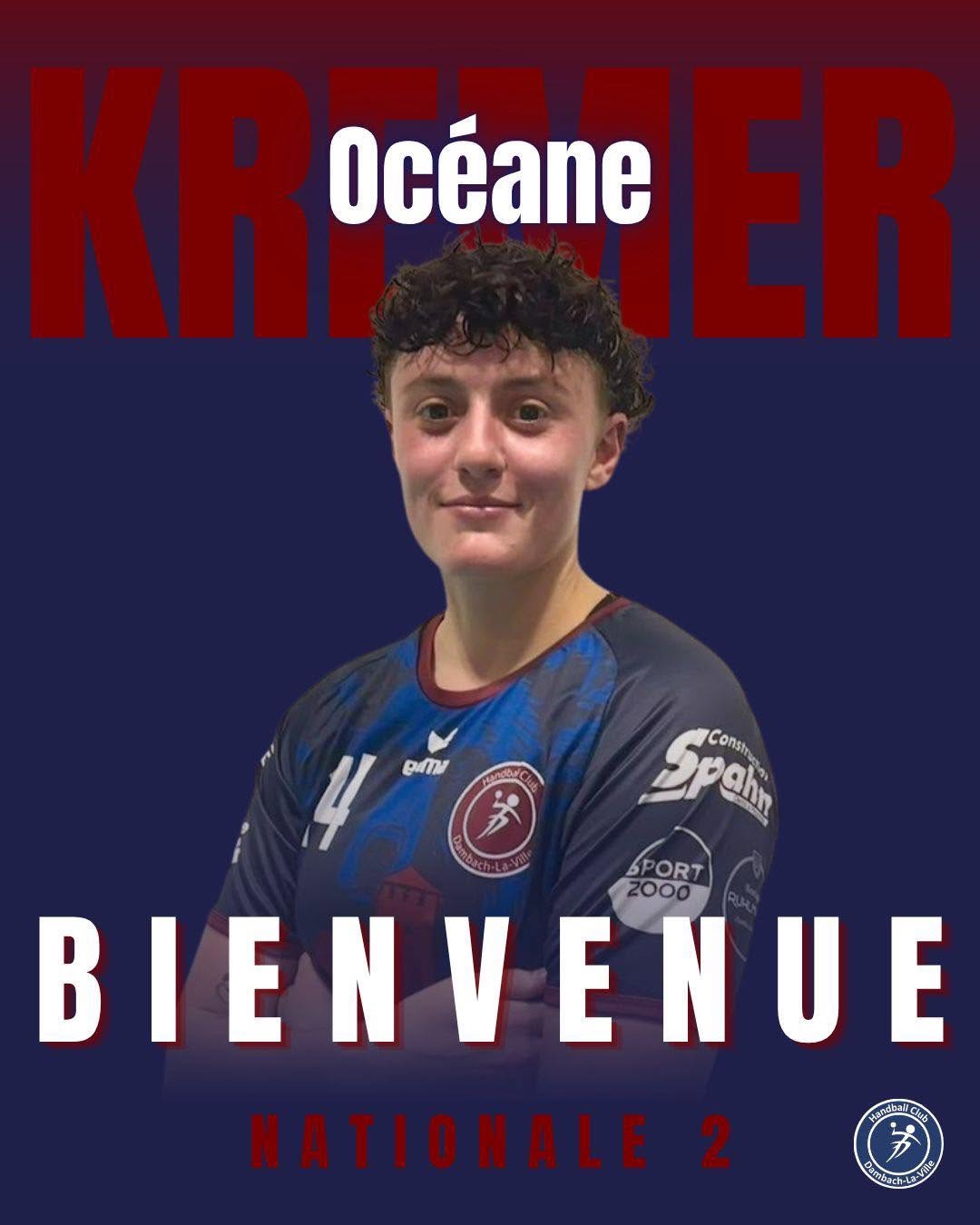 Océane Kremer Dambach handball sur handbelles.fr