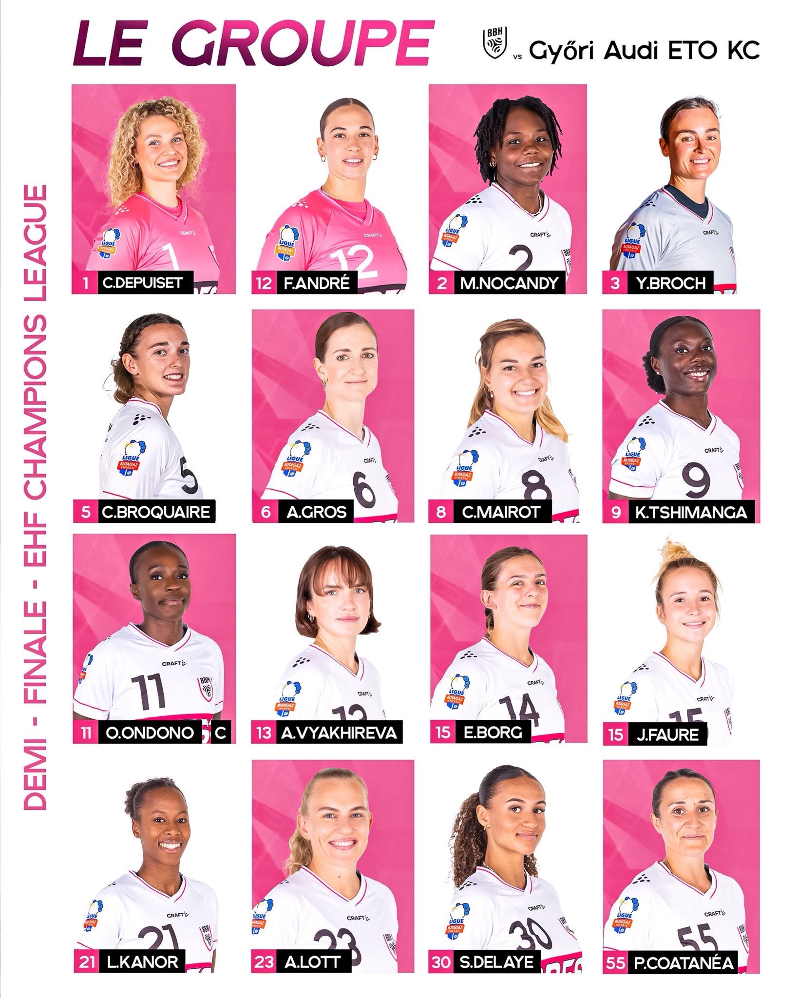 Final Four Ligue des champions handball Brest sur handbelles.fr