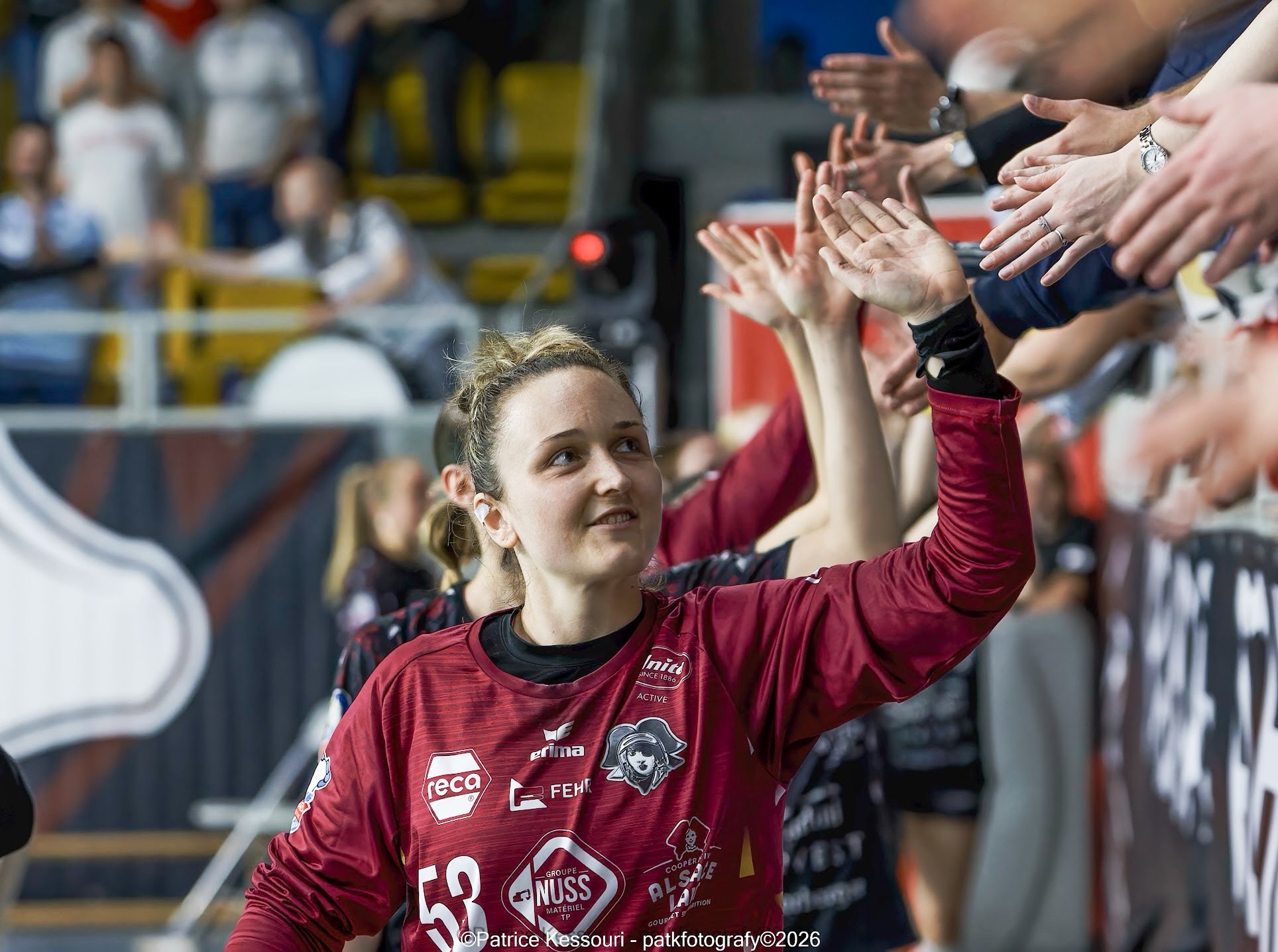 Léa Fargues Trophée Jean André Piraths Strasbourg ATH handball sur handbelles.fr