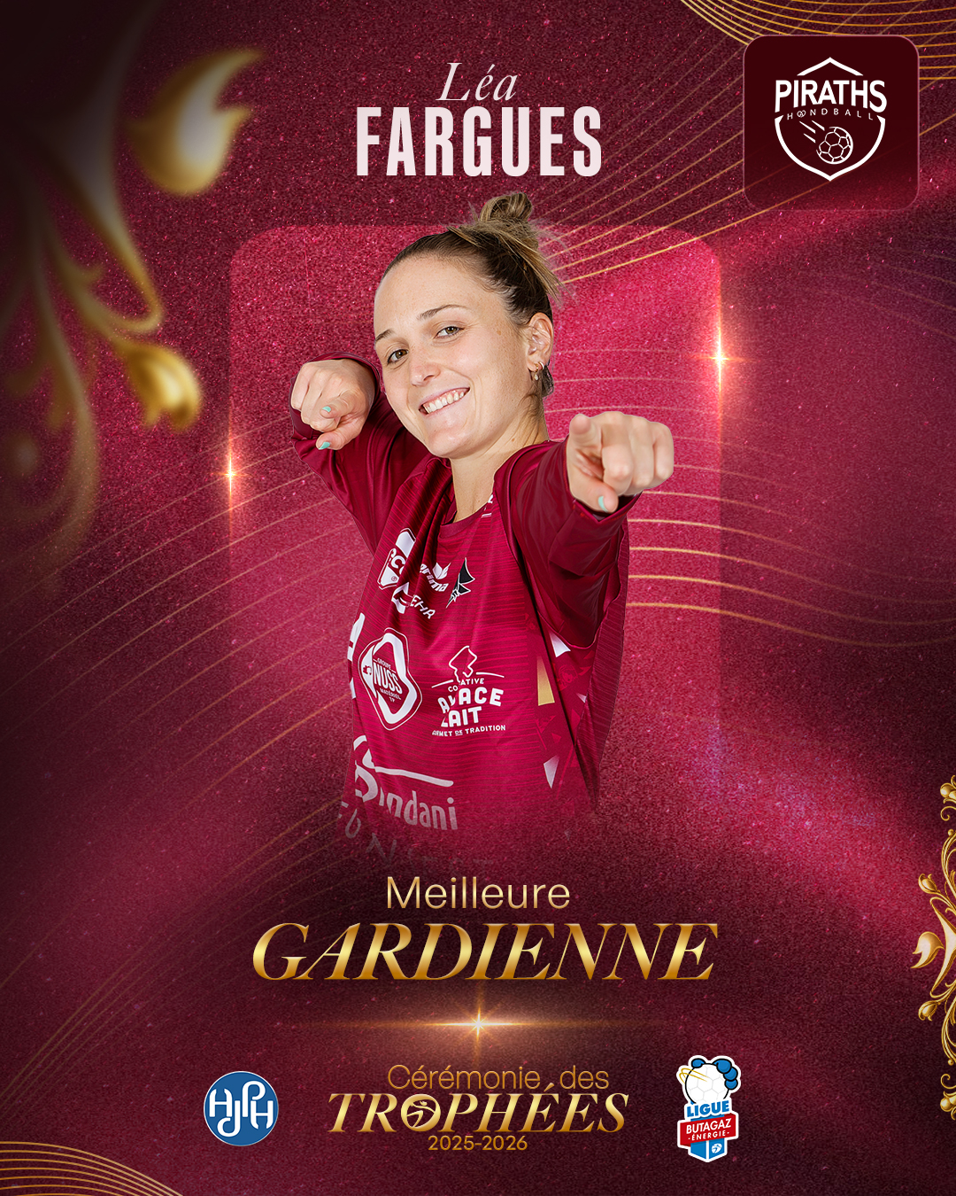 Léa Fargues Piraths Strasbourg ATH handball sur handbelles.fr