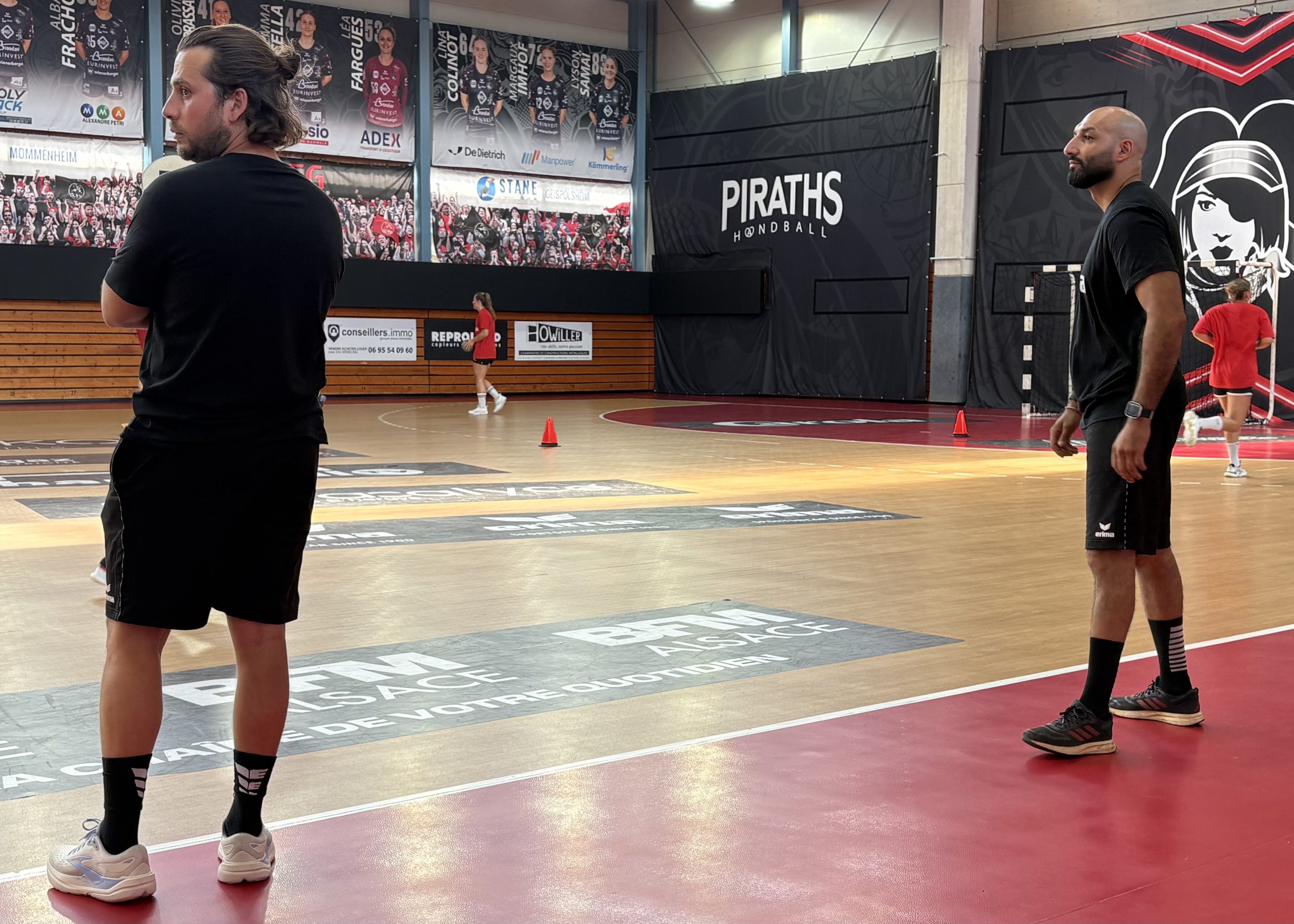 Yacine Messaoudi, Louis Chaudeur Piraths Strasbourg ATH handball sur handbelles.fr