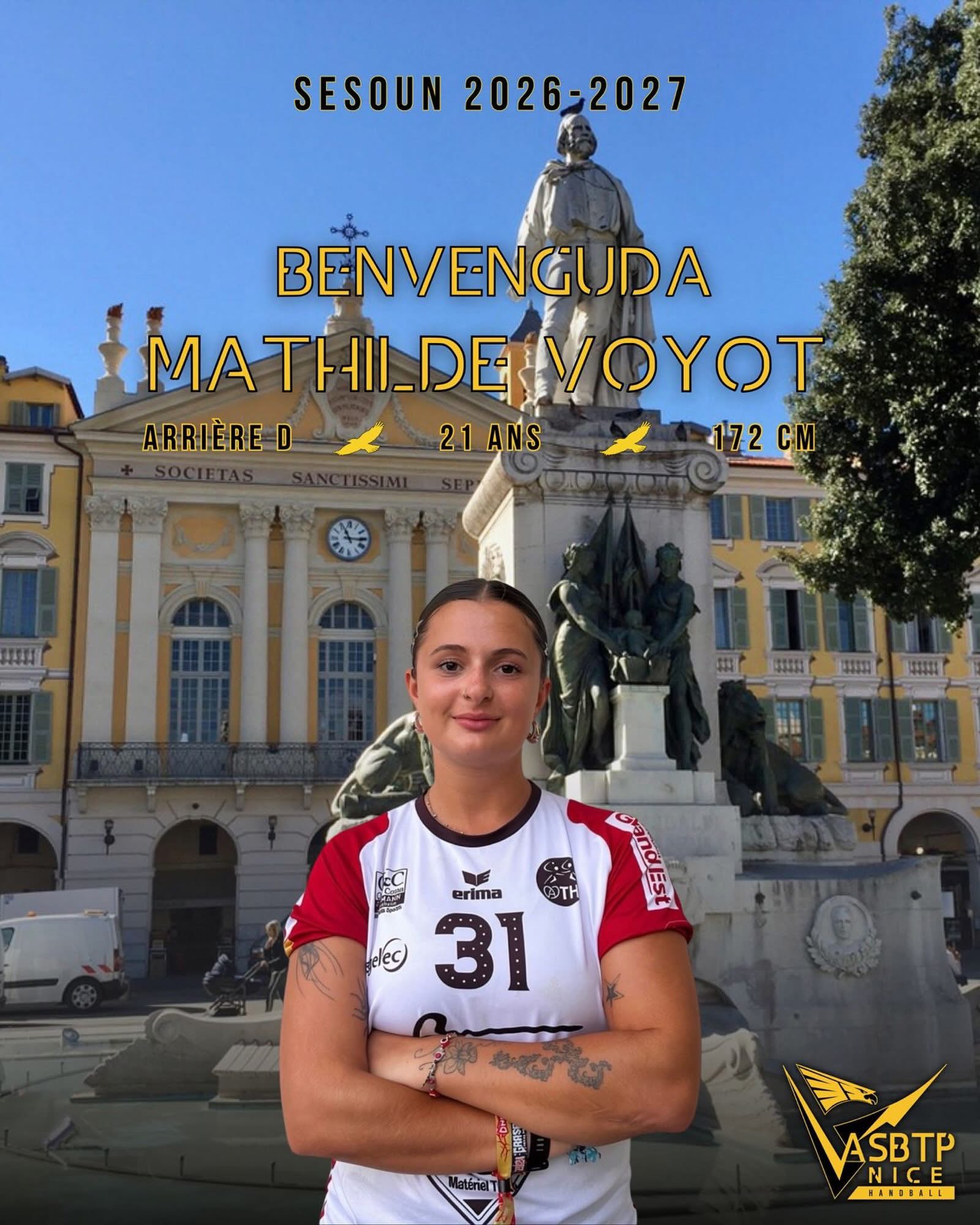 Mathilde Voyot ASBTP Nice handball sur handbelles.fr