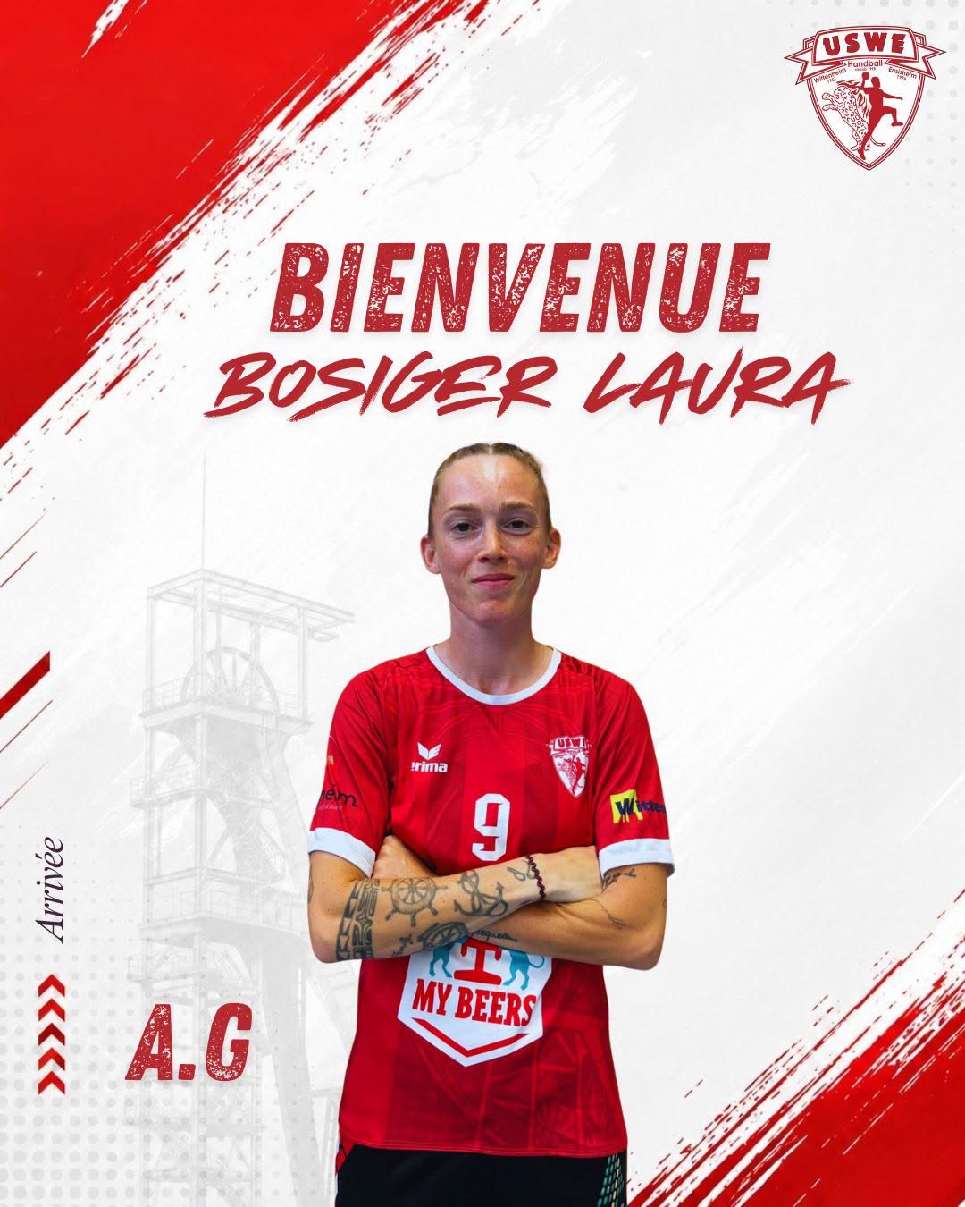 Laura Bosiger USWE Thann handball sur handbelles.fr