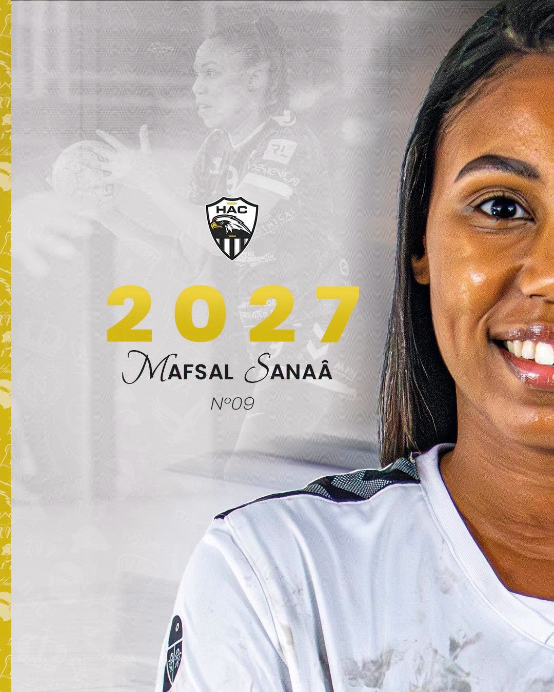 Sanaâ Mafsal Ajaccio handball sur handbelles.fr