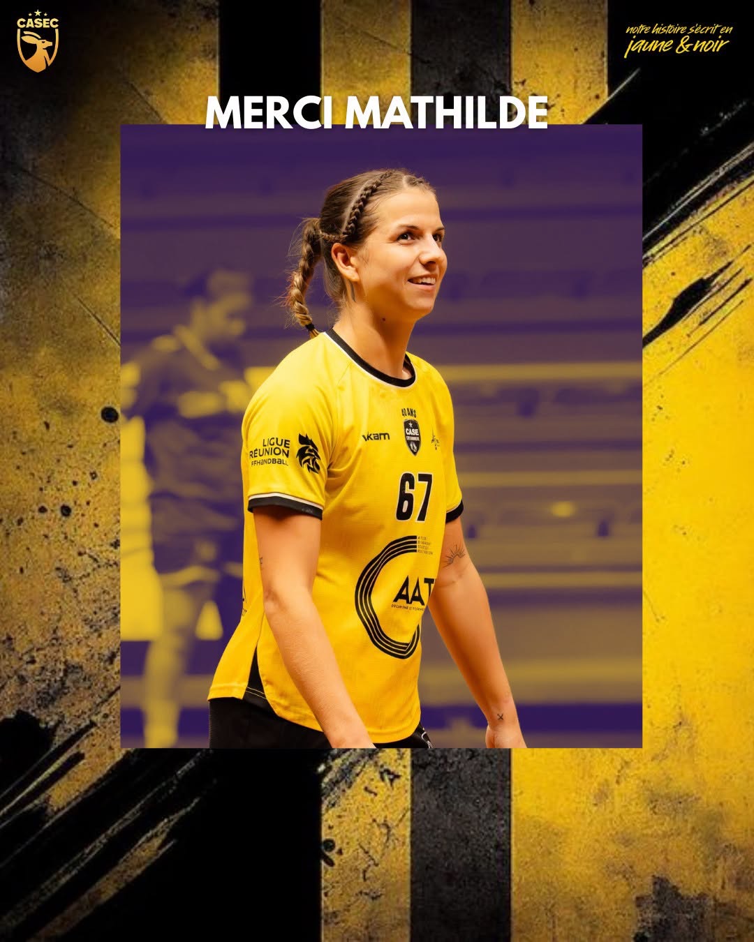 Mathilde Ziegler handball CASEC Cressonnière Réunion sur handbelles.fr