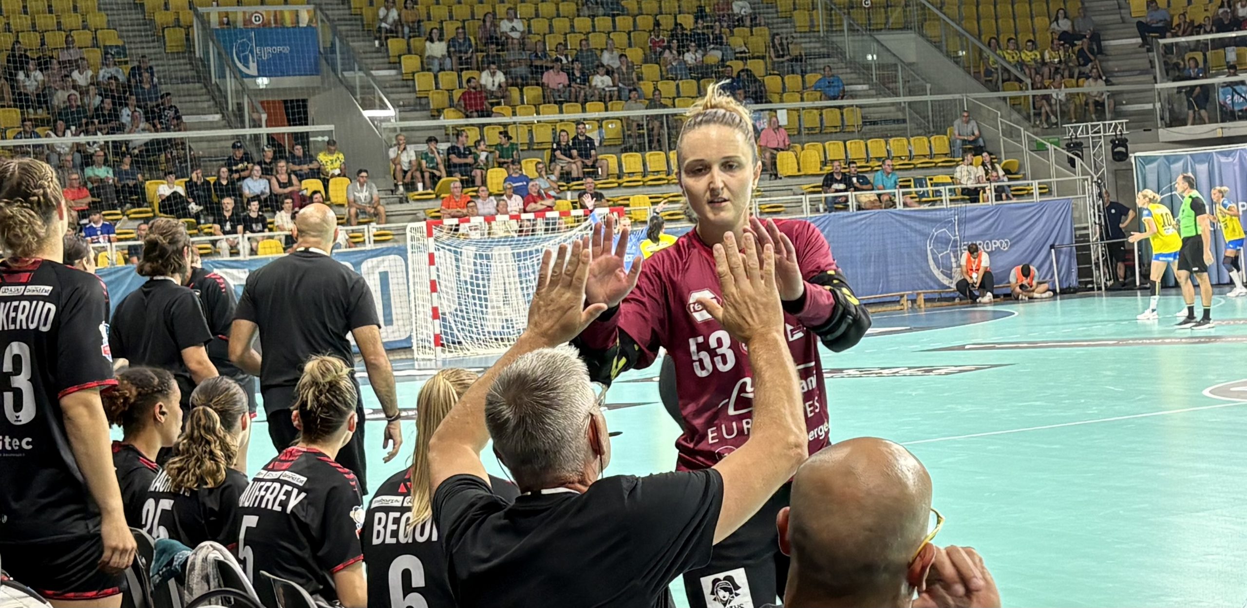 Léa Fargues Piraths handball Europ’A Cup Strasbourg Nykobing sur handbelles.fr