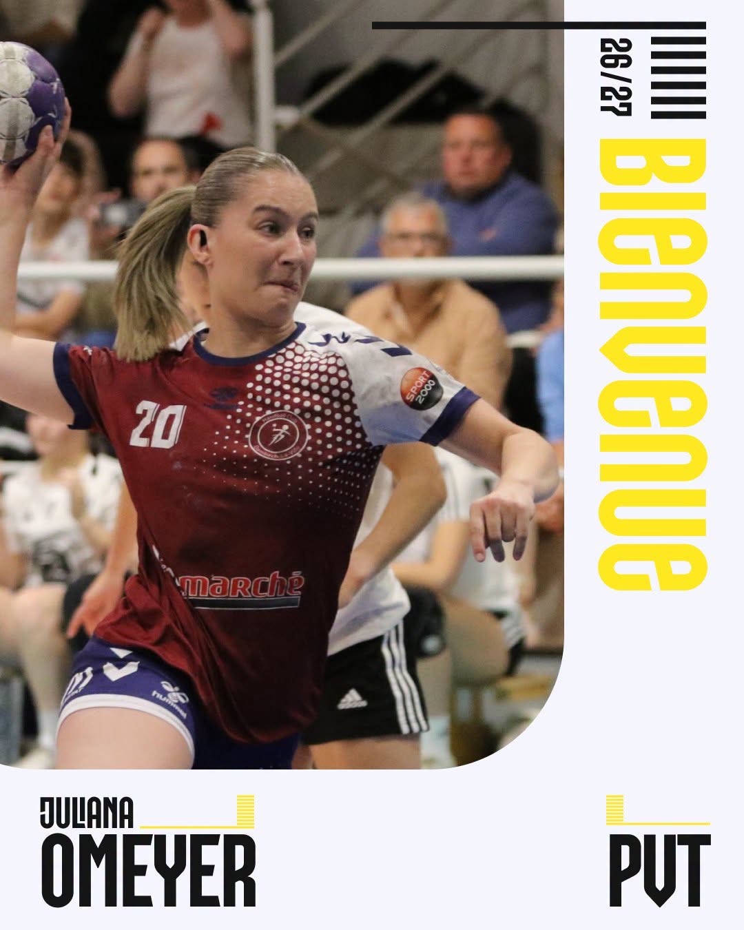 Juliana Omeyer Colombelles Piraths Strasbourg ATH handball sur handbelles.fr