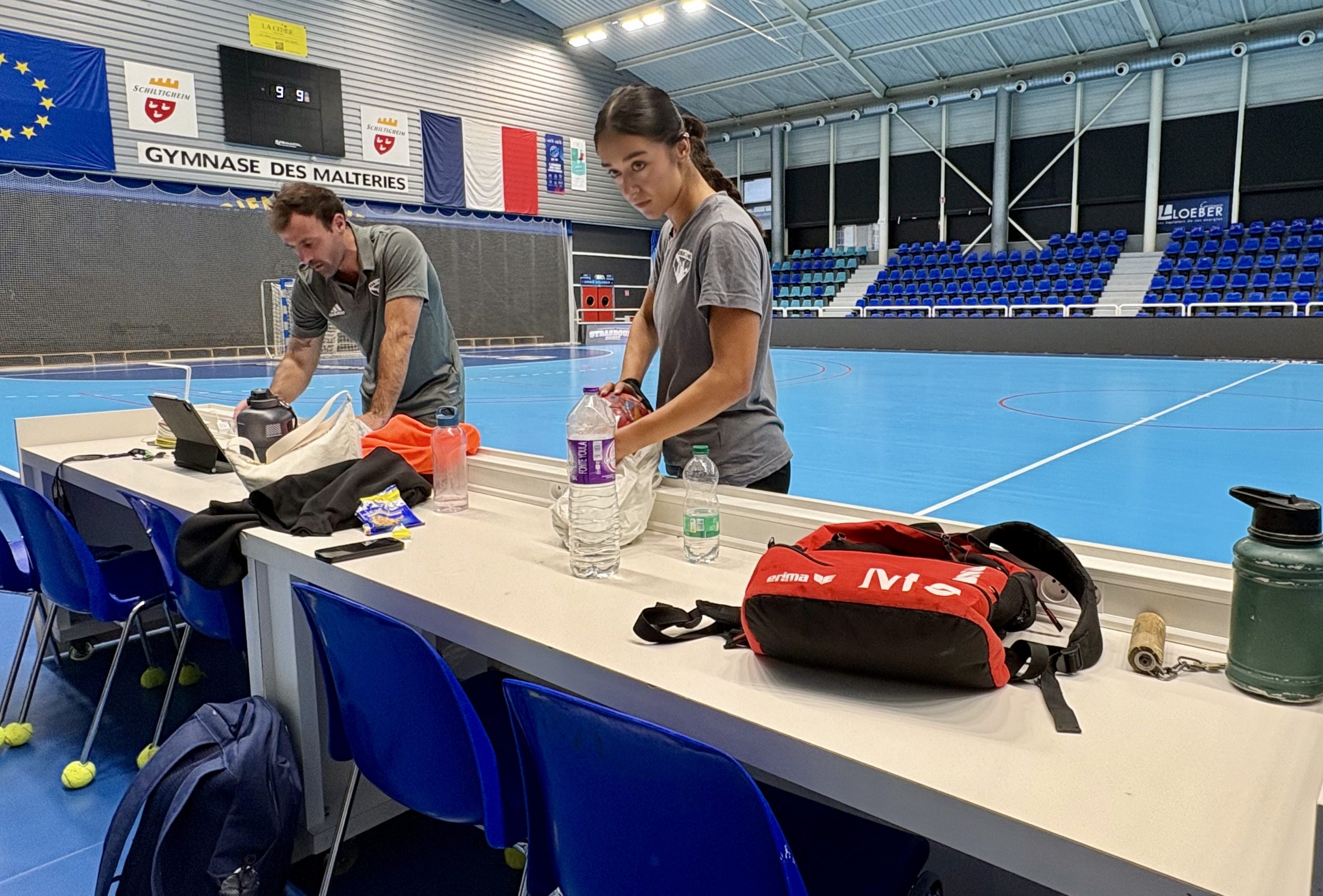 Yvan Gérard Irmak Akbingöl ESSAHB handball sur handbelles.fr