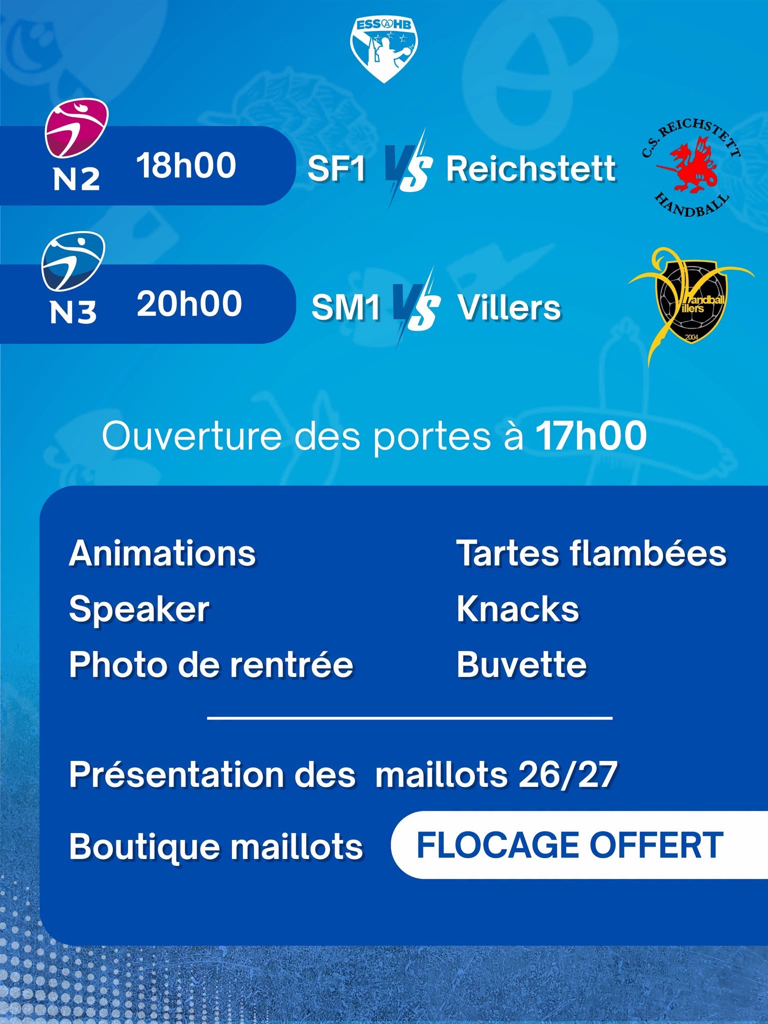 ESSAHB handball Le programme du week-end sur handbelles.fr