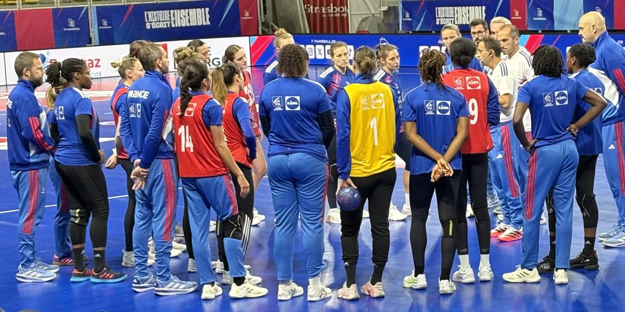 Des mots, des photos L’entraînement de l’équipe de France