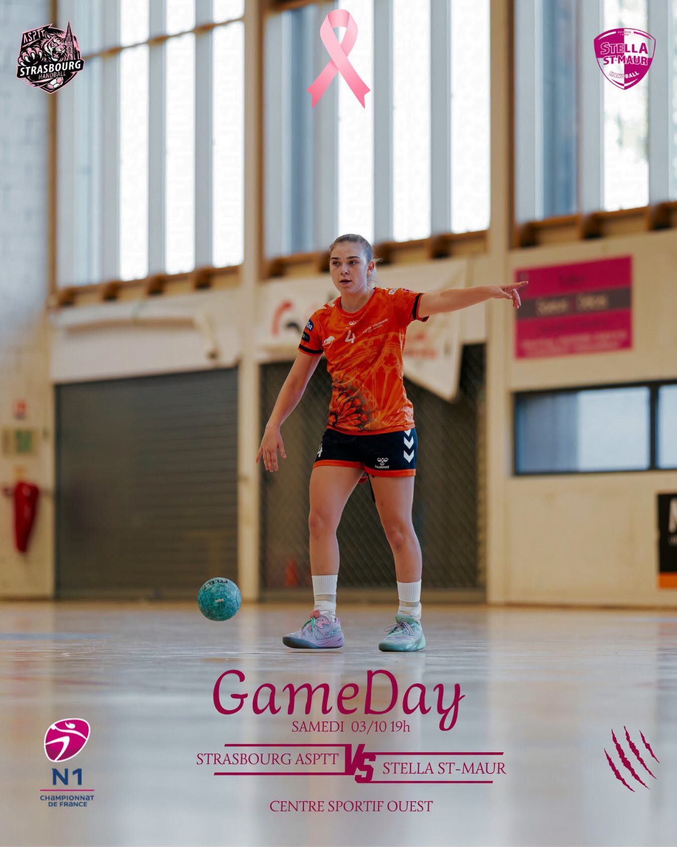 ASPTT Strasbourg handball Le programme du week-end sur handbelles.fr