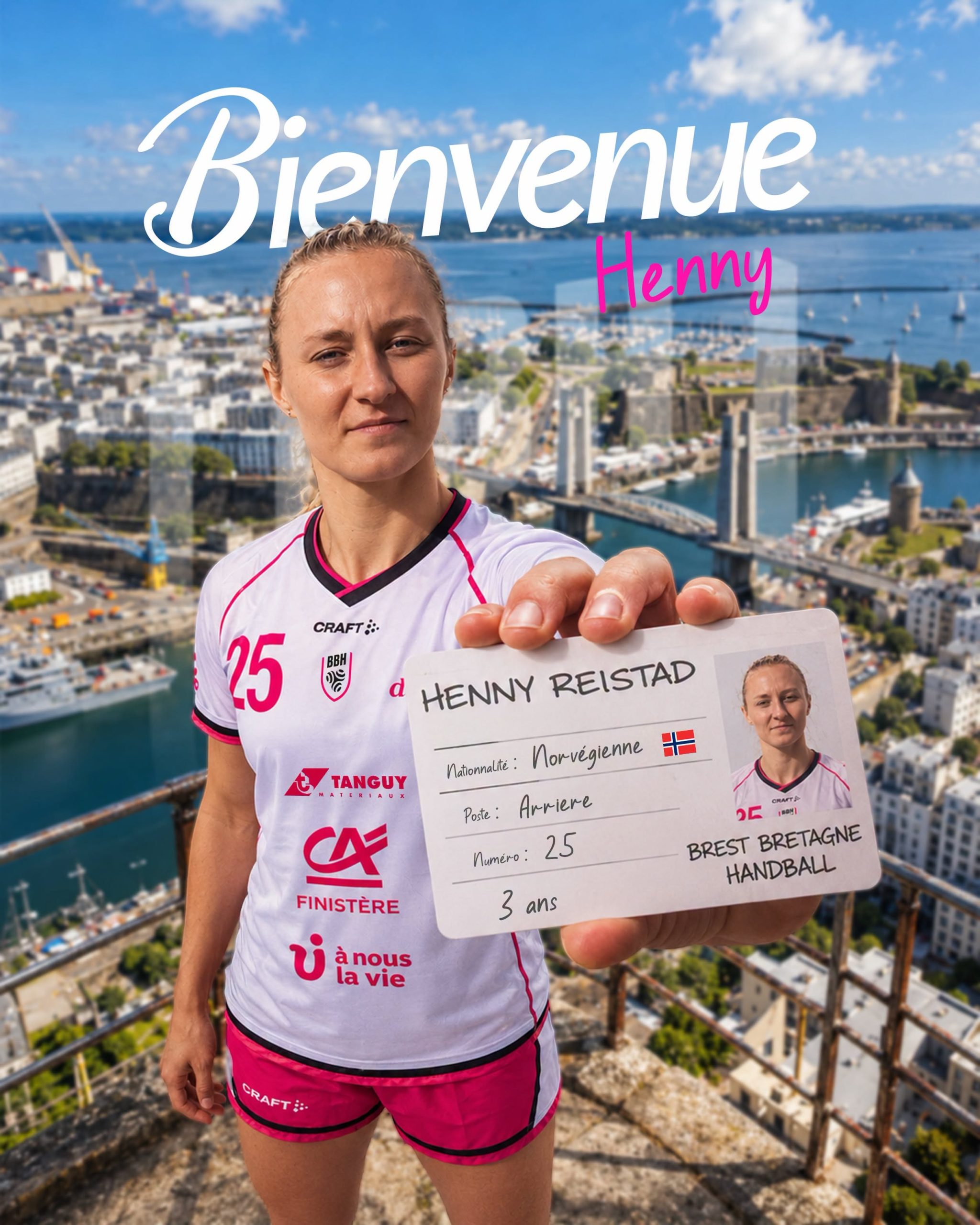 Henny Reistad Brest BBH handball sur handbelles.fr
