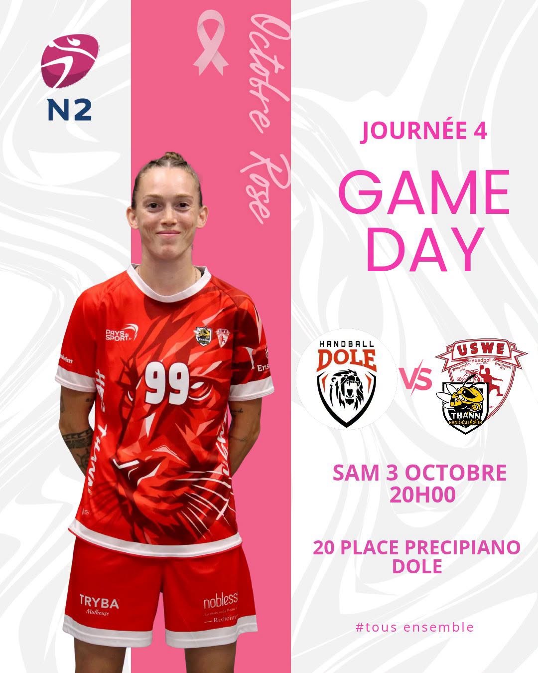 USWE Thann handball Le programme du week-end sur handbelles.fr
