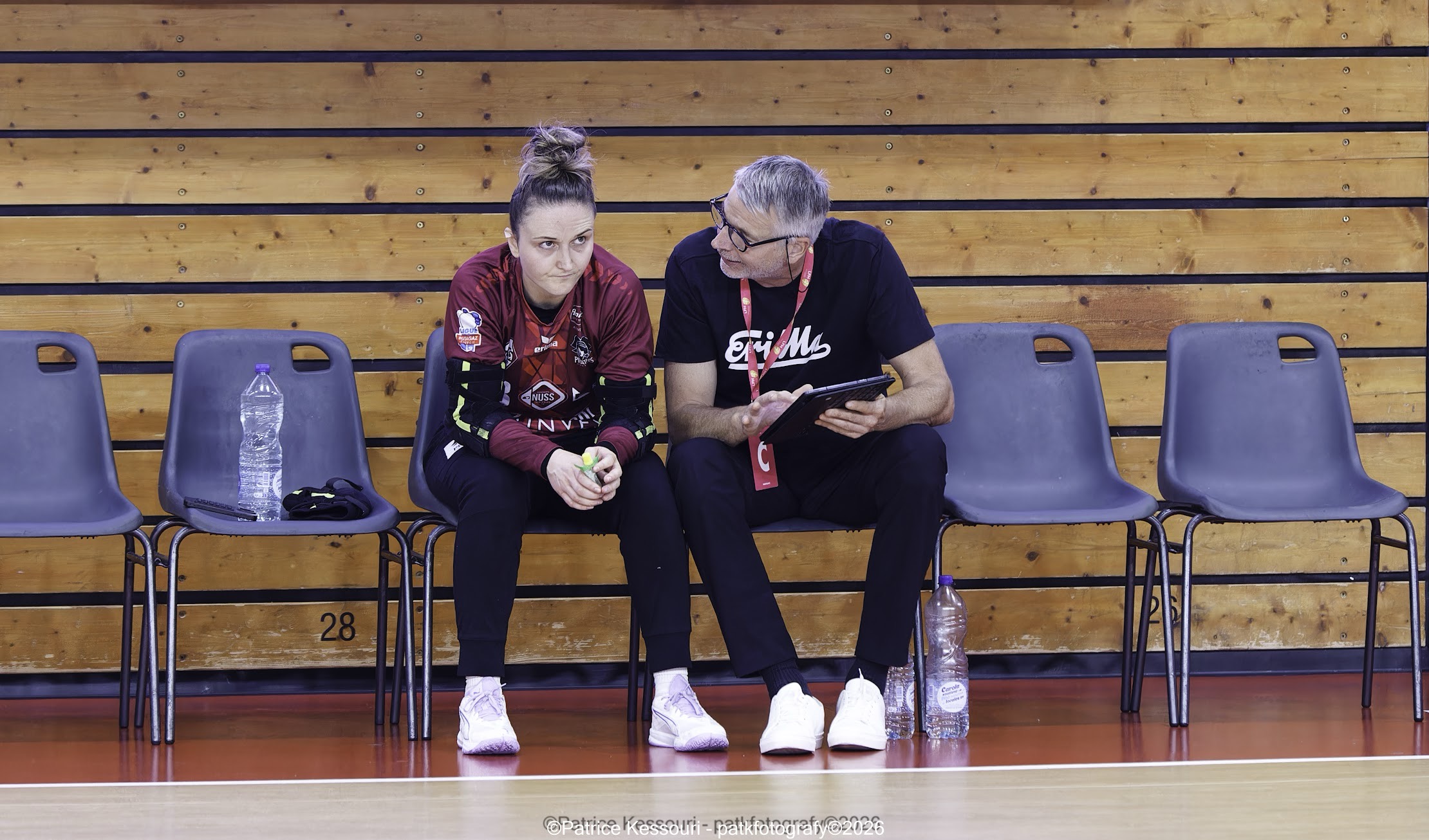 Léa Fargues Jean-Luc Kieffer équipe de France de handball sur handbelles.fr