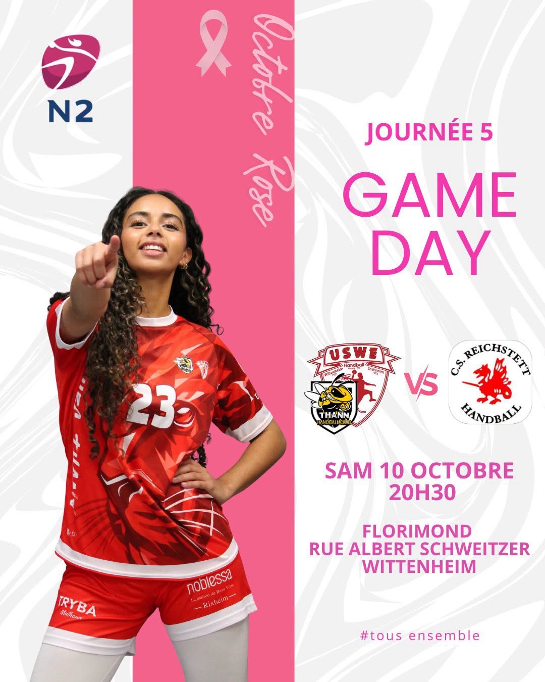 USWE/Thann handball Le programme du week-end sur handbelles.fr