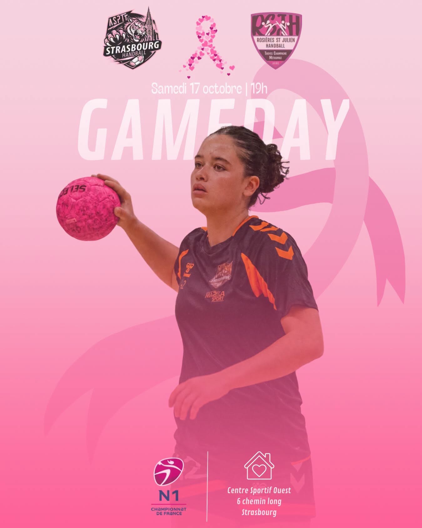 ASPTT Strasbourg handball Le programme du week-end sur handbelles.fr